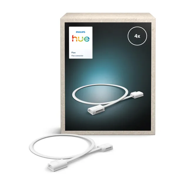 philips-hue-flux-connecteur-flexible-50-cm-pour-ruban-led-lot-de-4-occlusion-de- image 1