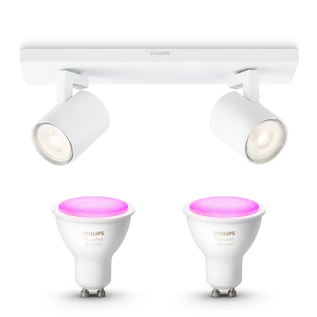 philips-hue-runner-spot-en-saillie-blanc-2-points-lumineux-white-color-ambiance- image 1
