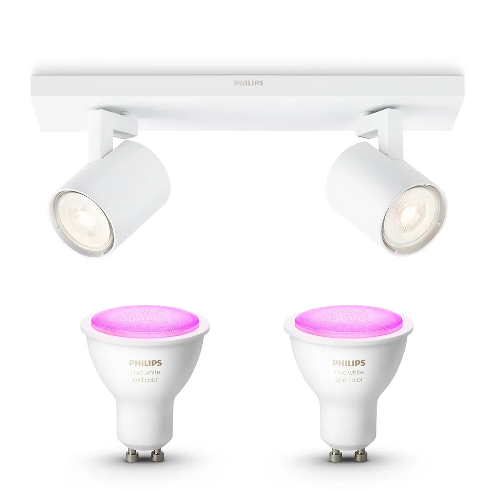 philips-hue-runner-spot-en-saillie-blanc-2-points-lumineux-white-color-ambiance- image 1