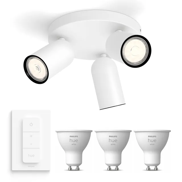 philips-hue-pongee-3-spot-en-saillie-blanc-3-points-gu10-blanc-chaud-variateur-h image 1