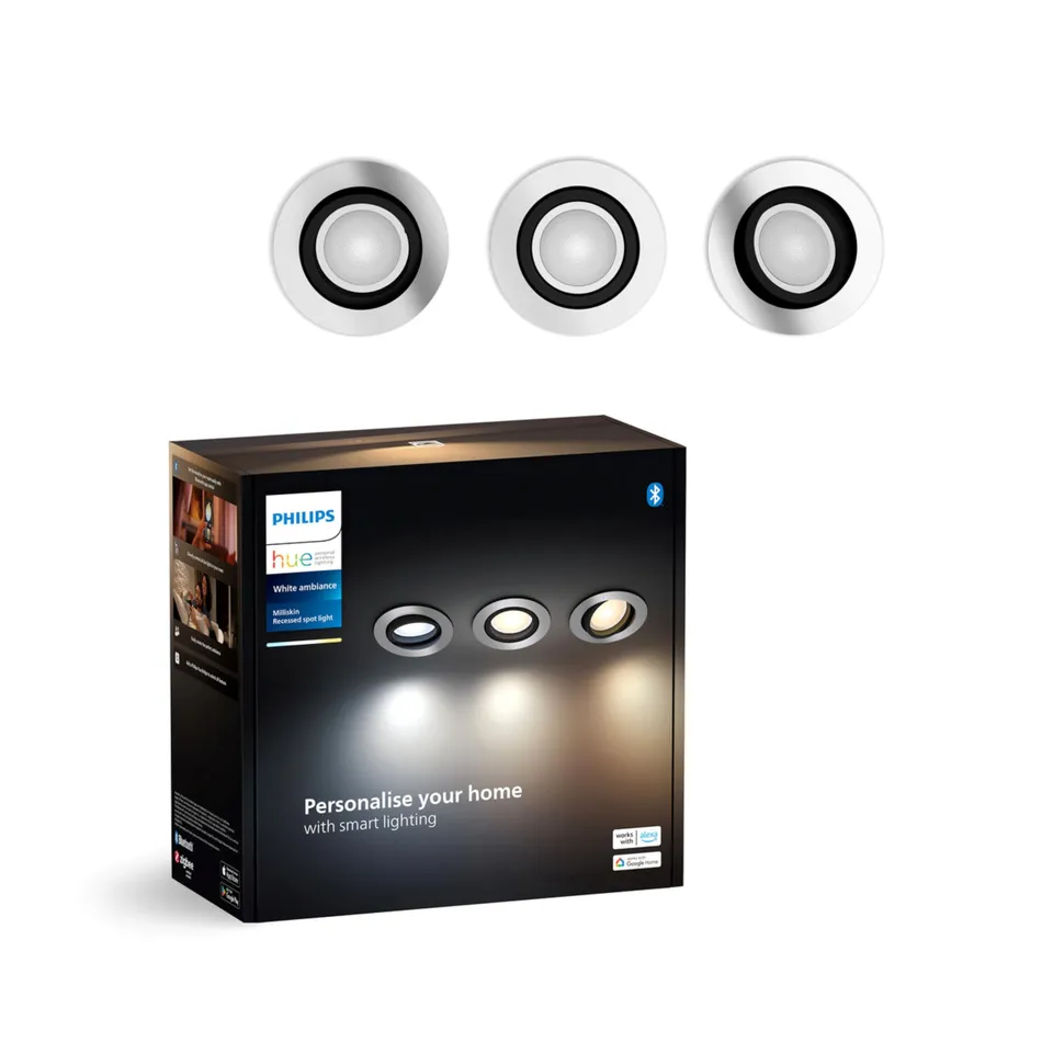 philips-hue-milliskin-spot-encastr-intelligent-rond-aluminium-gu10-5-w-dimmable- image 1