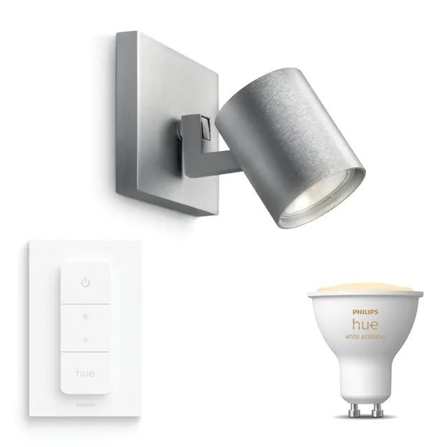 philips-hue-runner-spot-en-saillie-aluminium-white-ambiance-gu10-1-spot-orientab image 1