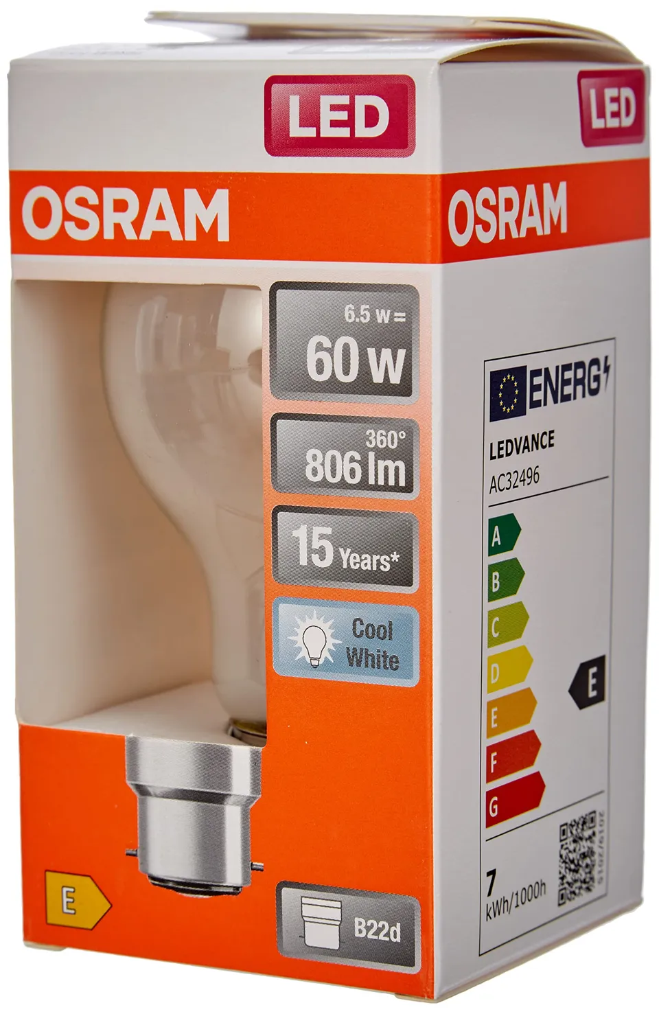 osram-ledvance-led-star-ampoule-filament-d-poli-b22d-blanc-froid-4000k-remplace- image 1