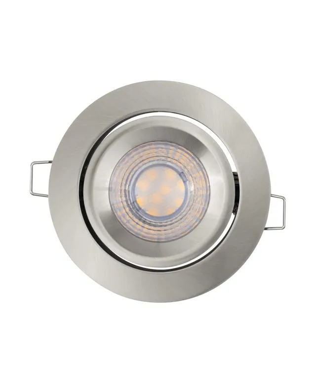 ledvance-downlight-lot-de-3-spots-led-encastrables-dimmables-acier-bross-d-coupe image 1
