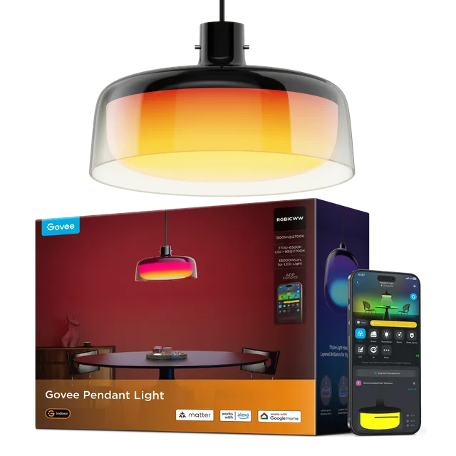 govee-pendant-light-reconditionn-suspension-connect-e-360-triple-zone-rgbww-1300 image 1