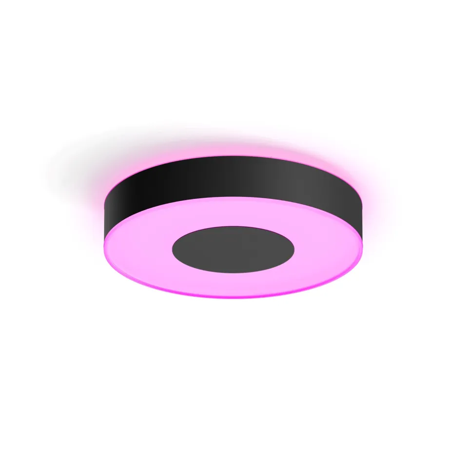 philips-hue-white-color-ambiance-xamento-m-plafonnier-connect-salle-de-bain-noir image 1