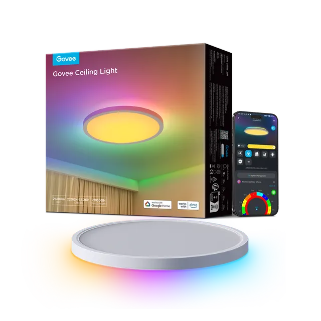 govee-h60a1-rgbww-rgbic-smart-ceiling-light-reconditionn-plafonnier-intelligent- image 1