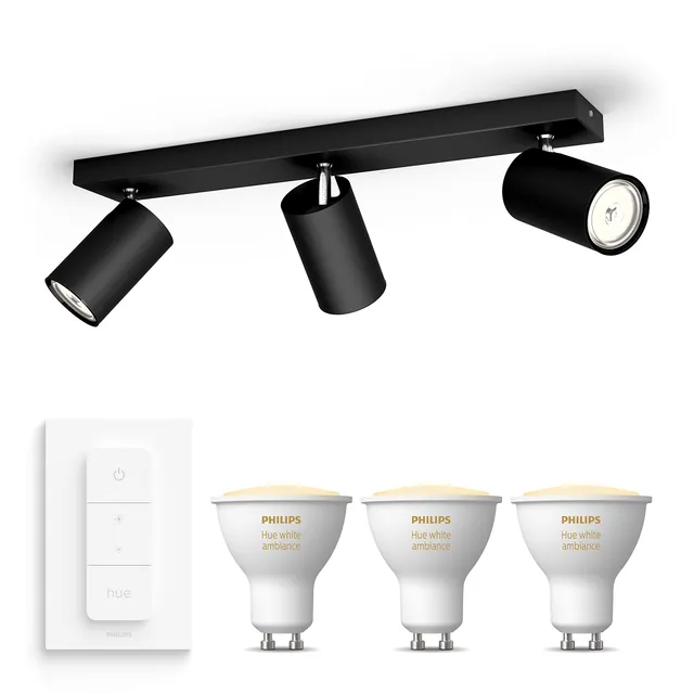 philips-hue-kosipo-spot-en-saillie-gu10-3-points-lumineux-avec-variateur-hue-inc image 1