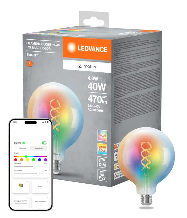 ledvance-smart-matt-led-ampoule-globe-vintage-e27-matter-rgb-blanc-tunable-2700- image 1