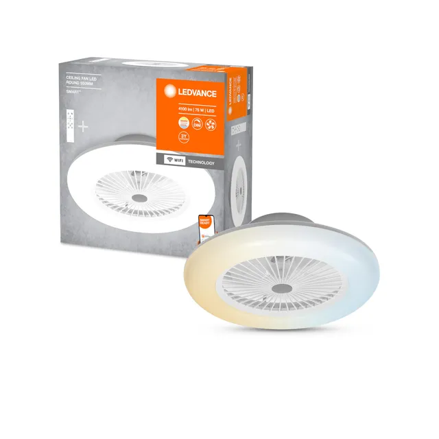 ledvance-smart-wifi-led-ventilateur-de-plafond-connect-rond-blanc-lumi-re-dimmab image 1