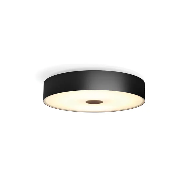 philips-hue-white-ambiance-fair-plafonnier-led-connect-39w-noir-avec-t-l-command image 1