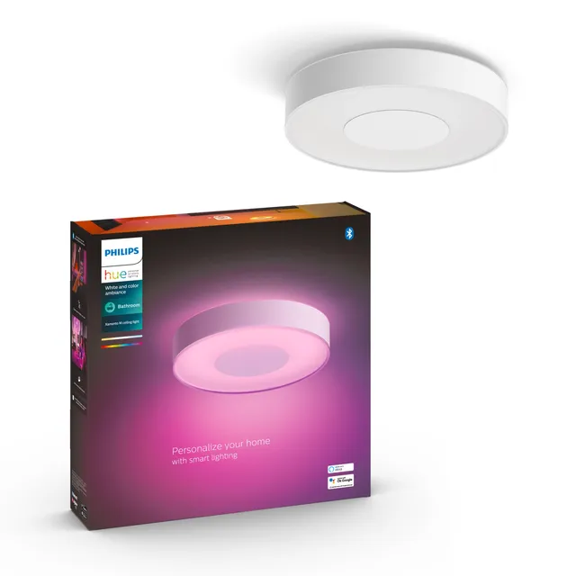 philips-hue-white-and-color-ambiance-xamento-medium-plafonnier-led-connect-blanc image 1