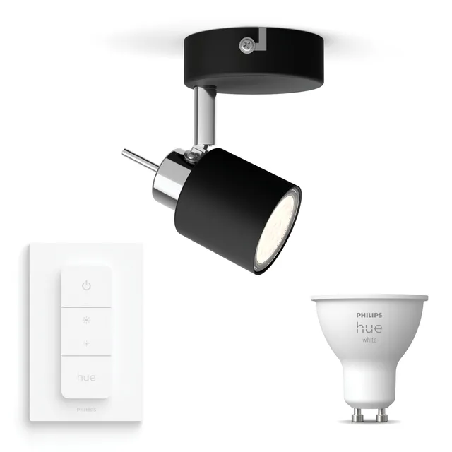philips-hue-meranti-spot-en-saillie-noir-1-point-lumineux-gu10-hue-white-variate image 1