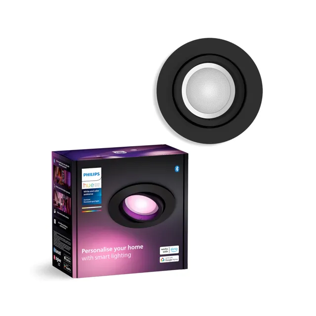 philips-hue-white-and-color-ambiance-centura-downlight-rond-encastr-led-intellig image 1