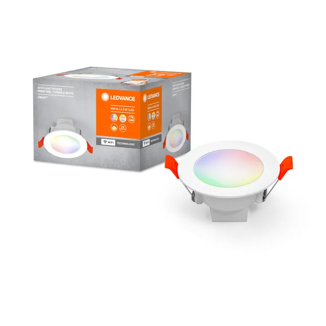 ledvance-smart-wifi-spot-encastrable-tw-rgb-4-w-blanc-dynamique-2700-6500k-16-mi image 1