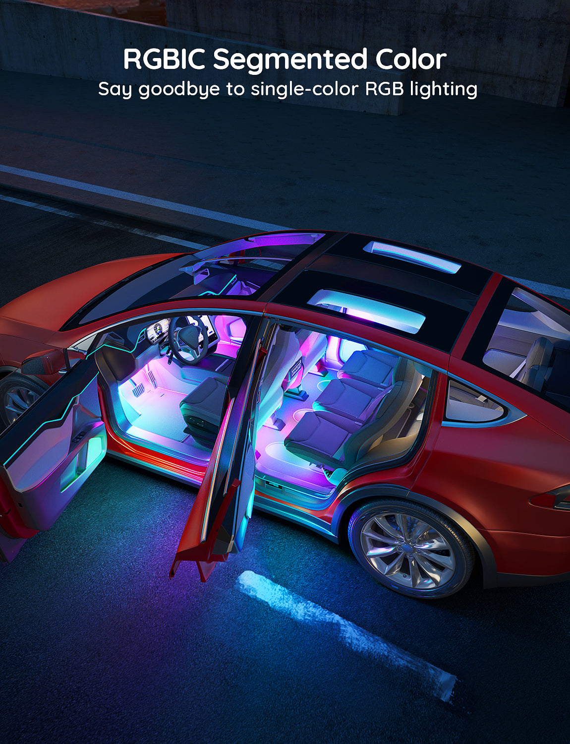 govee-rgbic-interior-car-lights-reconditionn-ruban-lumineux-intelligent-pour-voi image 2