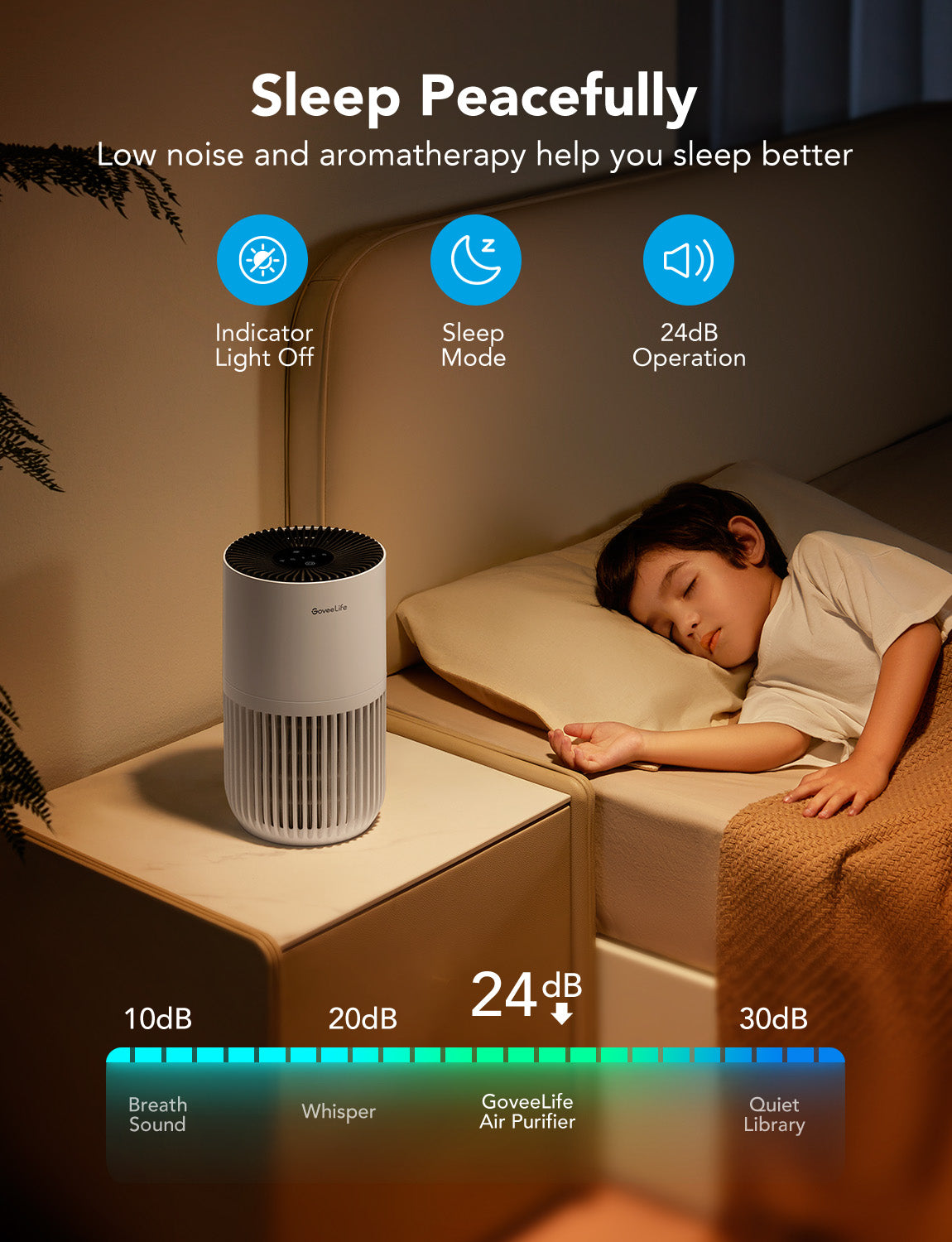 goveelife-smart-air-purifier-lite-h7126-purificateur-d-air-intelligent-avec-filt image 7