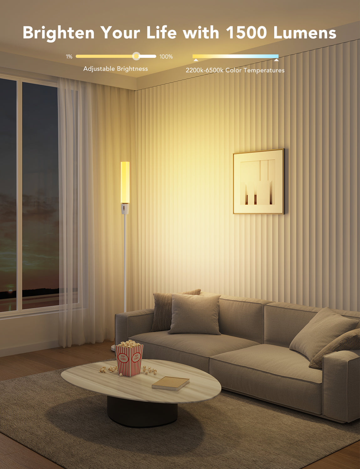 govee-h6078-rgbicww-cylinder-floor-lamp-reconditionn-lampadaire-cylindrique-inte image 4