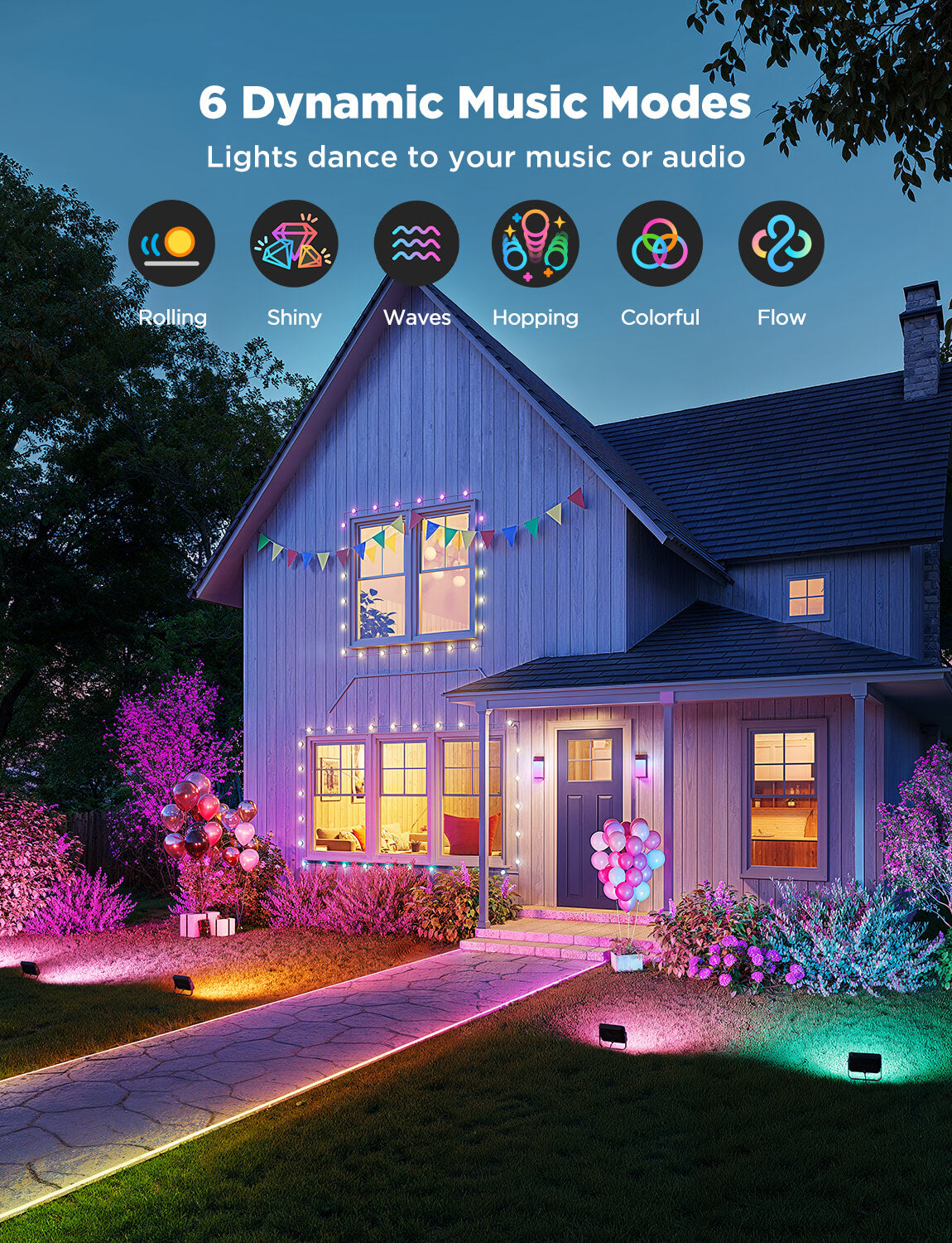 govee-outdoor-flood-lights-2-projecteur-ext-rieur-rgbic-16-millions-de-couleurs- image 7