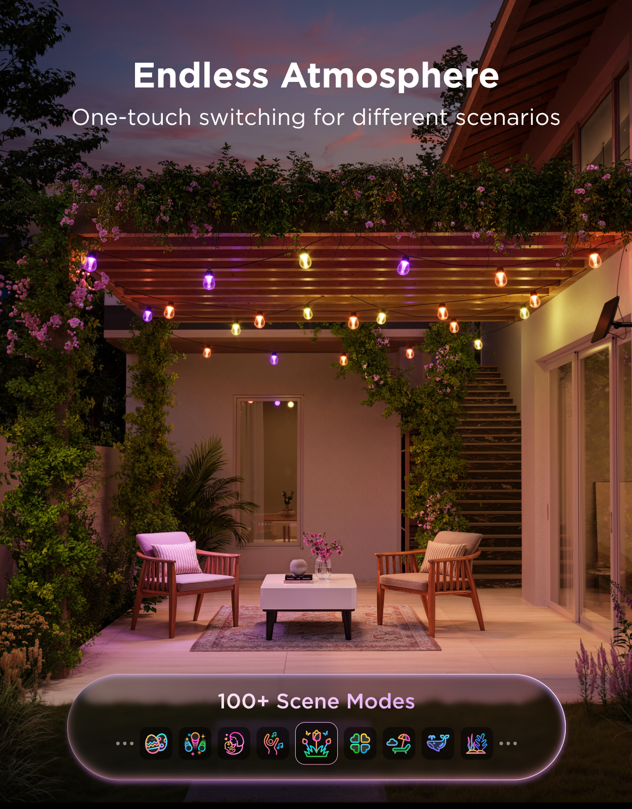 govee-guirlande-lumineuse-solaire-ext-rieure-guirlande-solaire-smart-led-pour-te image 7