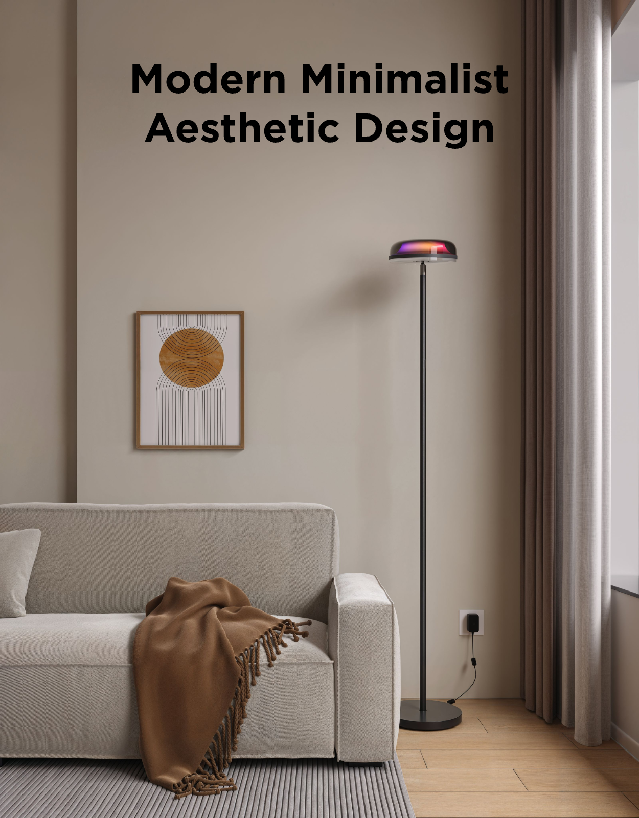 govee-uplighter-floor-lamp-lampadaire-led-intelligent-effets-ripple-et-n-buleuse image 7