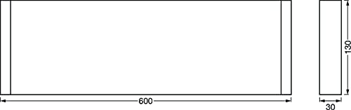 ledvance-luminaire-encastr-pour-tag-re-led-6w-500-lumens-3000k-600mm-ip44-lumina image 8