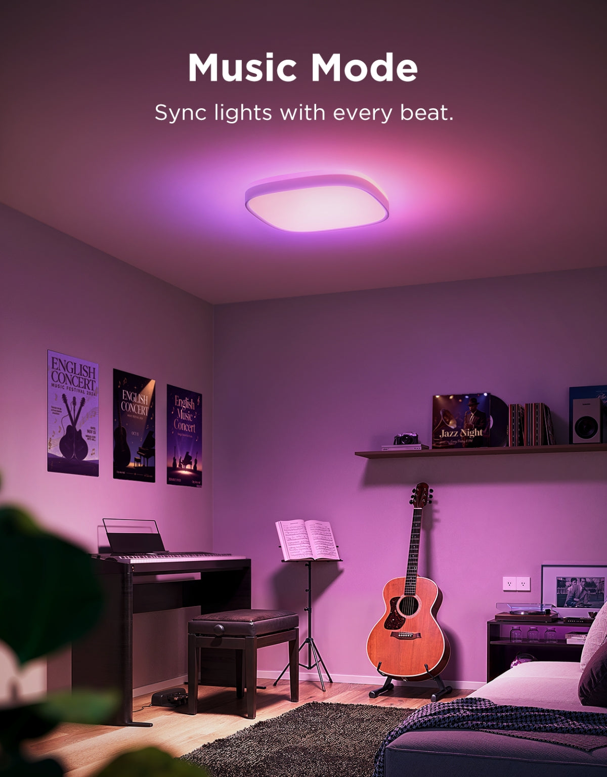 govee-30cm-rgbww-rgbic-smart-square-ceiling-light-plafonnier-intelligent-carr-30 image 7