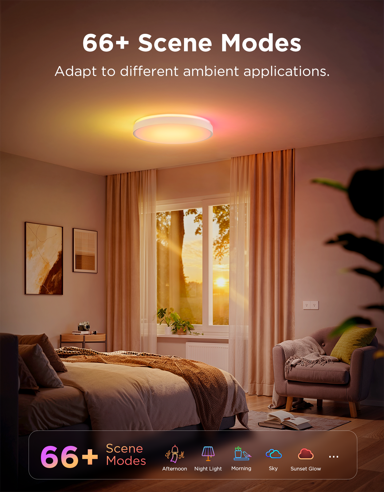 govee-38cm-rgbicww-smart-ceiling-light-pro-h60a6-reconditionn-plafonnier-connect image 5