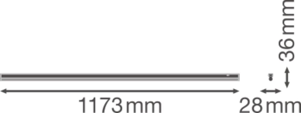 ledvance-ln-comp-switch-1200-luminaire-lin-aire-led-14w-blanc-chaud-3000k-140-ju image 2