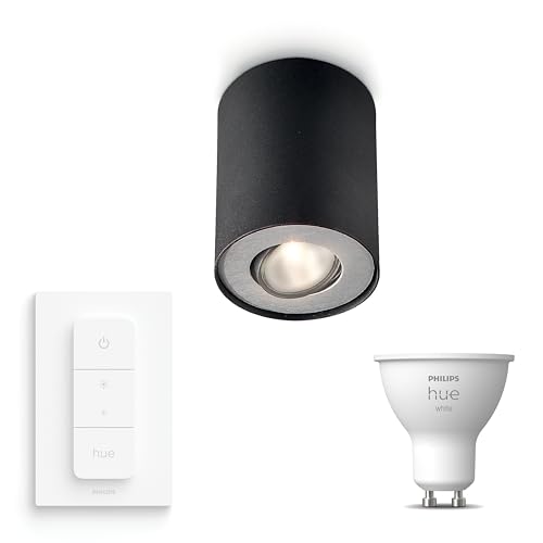 philips-hue-pillar-spot-en-saillie-noir-cylindrique-1-ampoule-gu10-hue-white-bla image 8