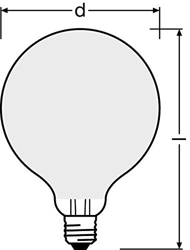 osram-ledvance-led-star-globe125-pack-de-4-ampoules-led-filament-mat-globe-125-m image 6