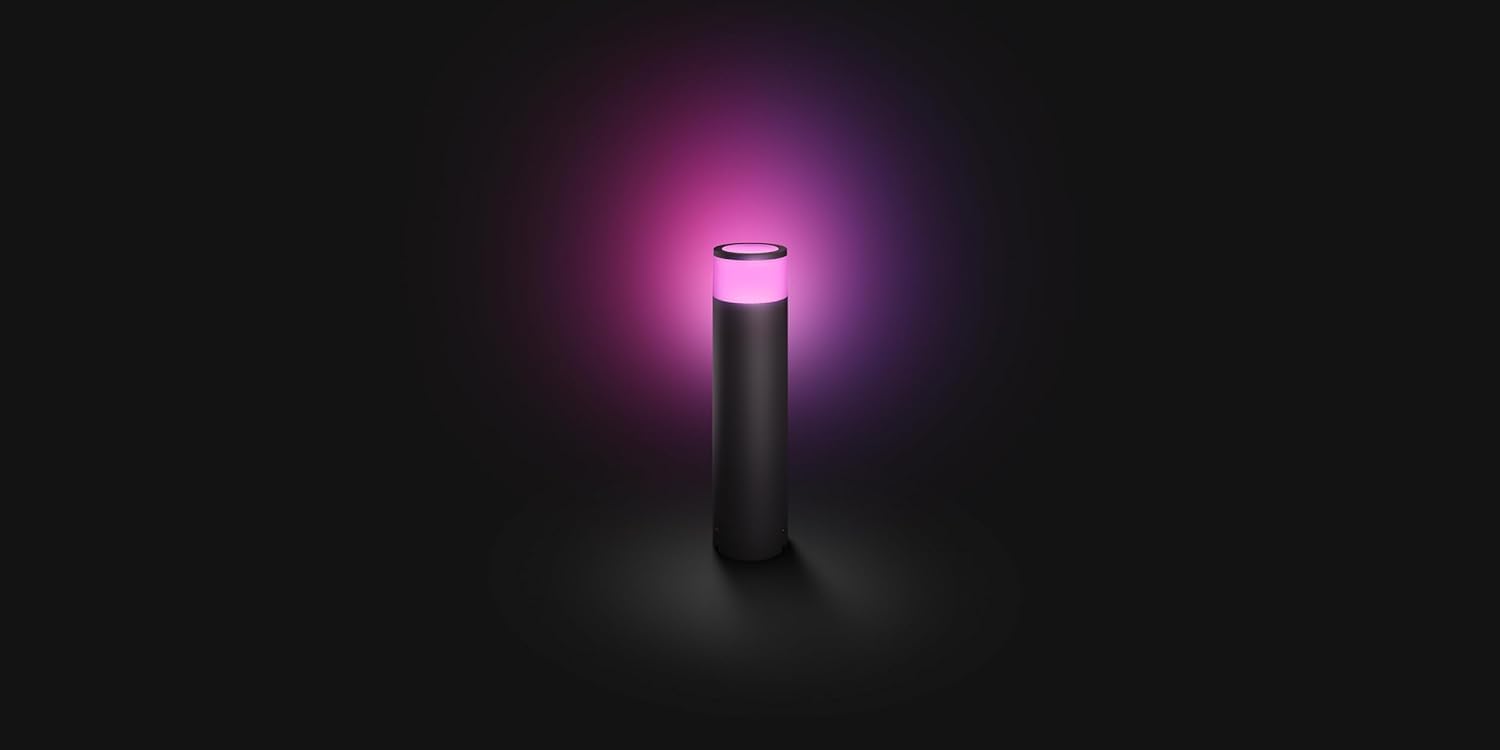 philips-hue-white-color-ambiance-calla-extension-borne-ext-rieure-aluminium-noir image 3