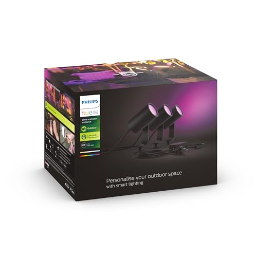 philips-hue-white-and-color-ambiance-lily-spot-ext-rieur-led-kit-de-3-spots-8-w- image 7