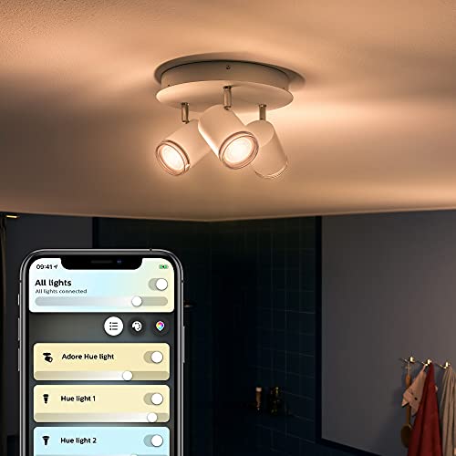 philips-hue-white-ambiance-adore-spot-plafonnier-spirale-salle-de-bain-3x5-5w-bl image 8