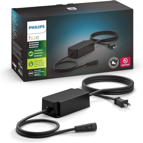 philips-hue-outdoor-40w-alimentation-basse-tension-ext-rieure-noire-jusqu-40-w-t image 7