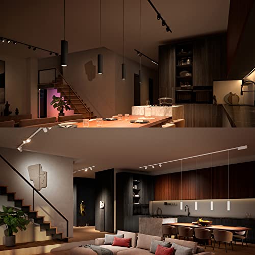 philips-hue-perifo-kit-d-clairage-sur-rail-mural-avec-2-spots-cylindriques-et-tu image 8