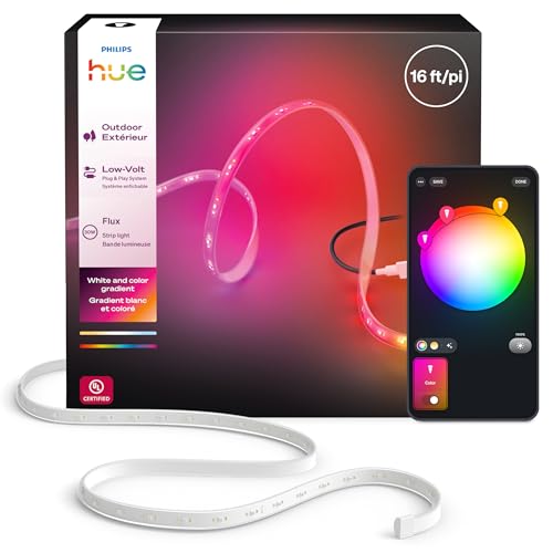 philips-hue-flux-bande-led-ext-rieure-multicolore-4-8-m-3000-lumens-m-lange-de-c image 8