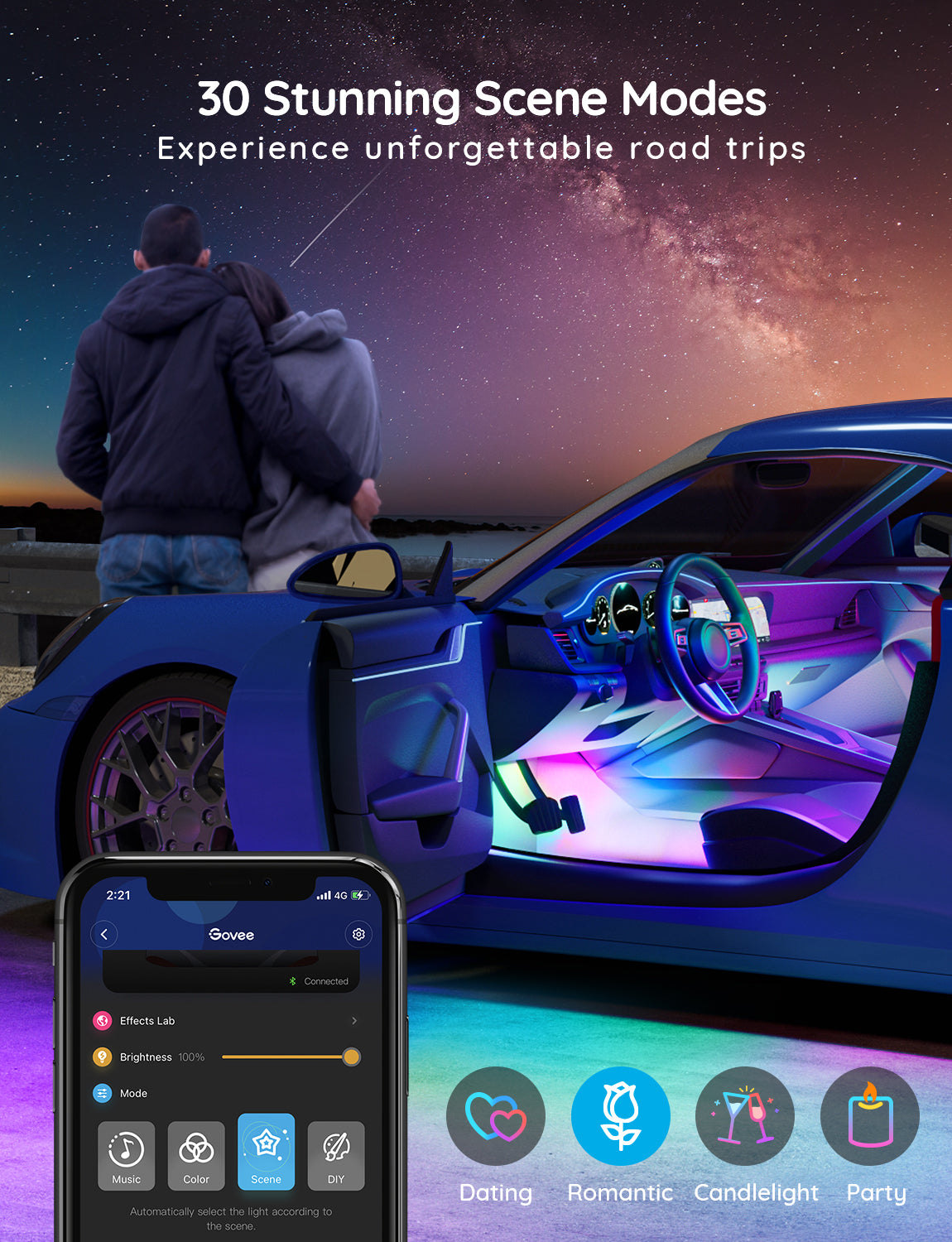 govee-rgbic-interior-car-lights-reconditionn-ruban-lumineux-intelligent-pour-voi image 4