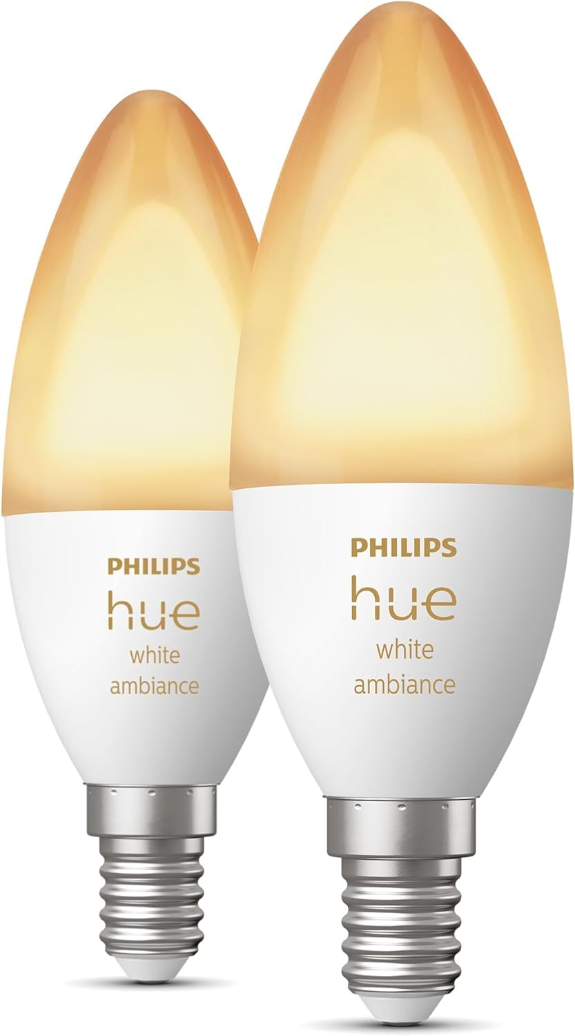 philips-hue-white-ambiance-ampoules-connect-es-flamme-e14-filament-compatible-bl image 2