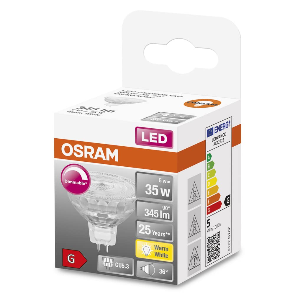 osram-led-superstar-r-flecteur-gu5-3-verre-clair-spot-345-lm-blanc-chaud-2700k-r image 2