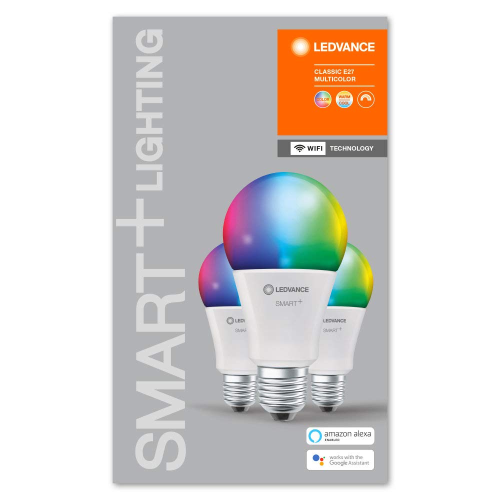ledvance-smart-classic-multicolore-lot-de-3-ampoules-led-intelligentes-e27-wifi- image 2