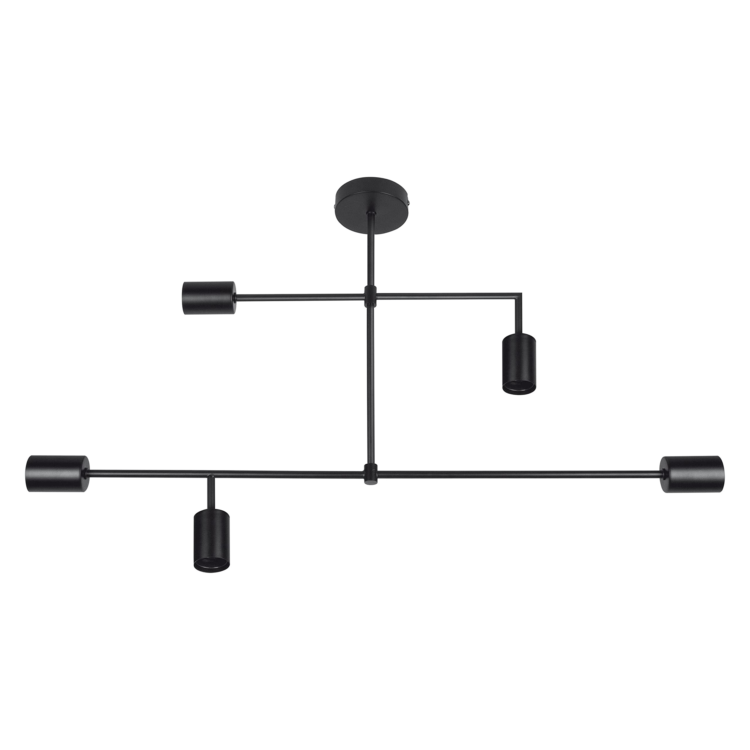 ledvance-plafonnier-design-industriel-en-verre-et-m-tal-noir-mat-suspension-vint image 7