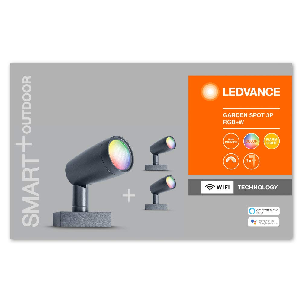 ledvance-smart-garden-spot-kit-de-base-ext-rieur-wifi-avec-3-spots-rgbw-16-milli image 2