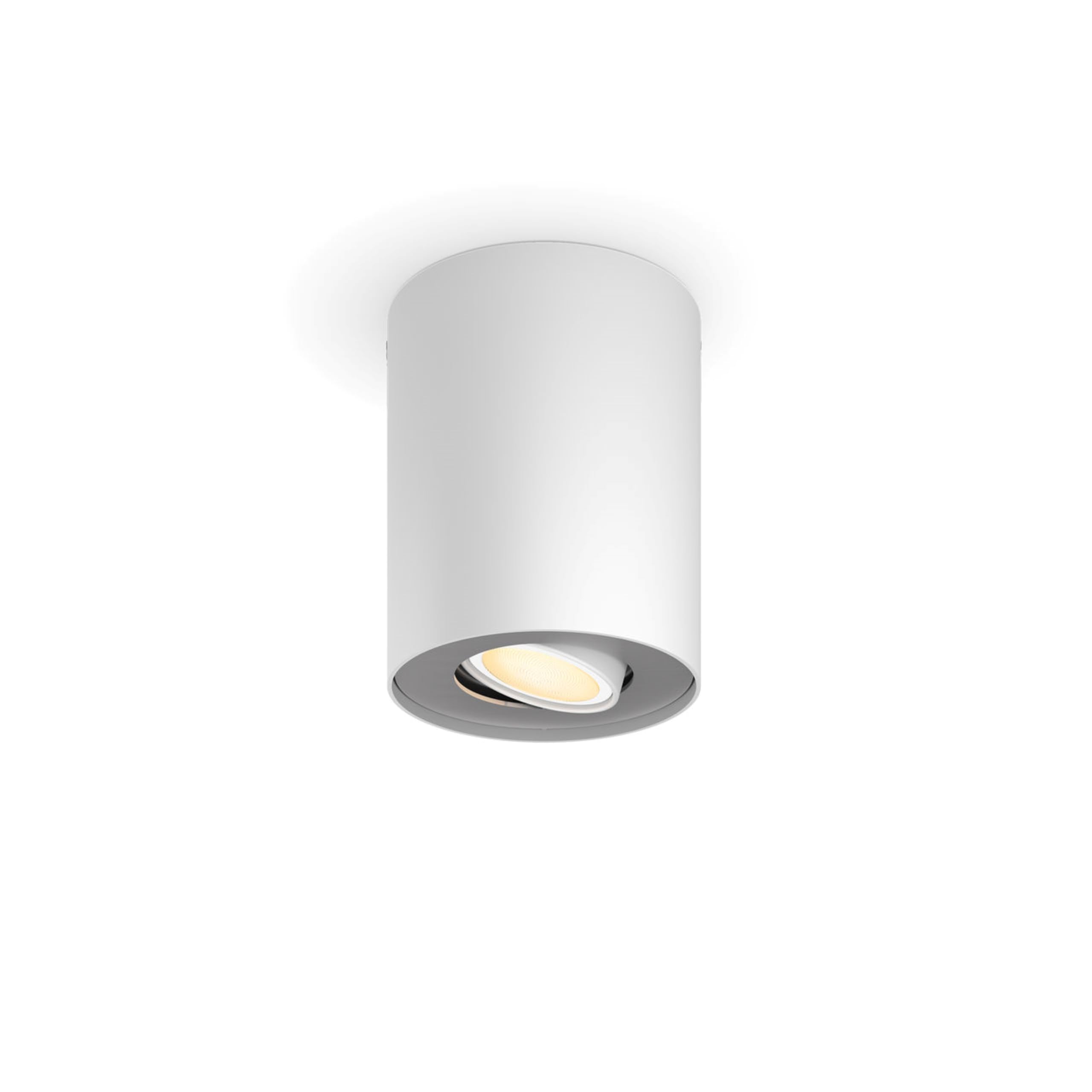 philips-hue-pillar-spot-plafonnier-led-1-spot-d-extension-ampoule-gu10-incluse-w image 2
