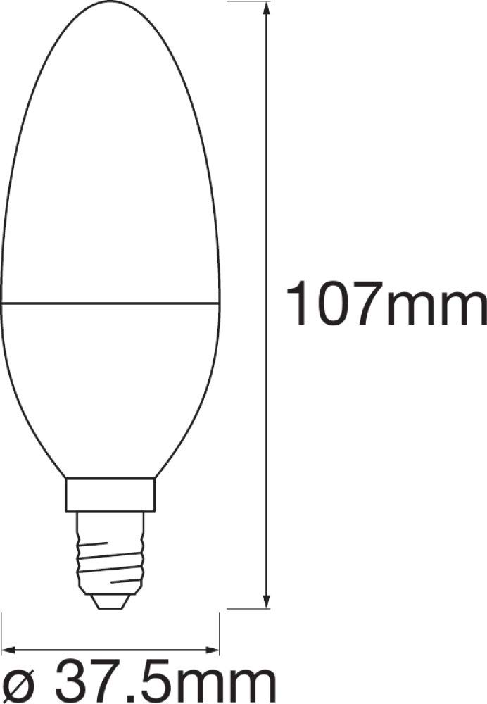 ledvance-smart-lot-de-3-ampoules-led-connect-es-e14-bougie-rgbw-multicolore-blan image 3