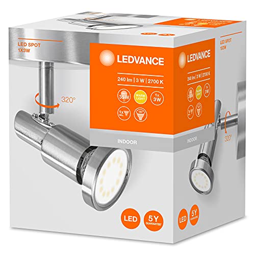 ledvance-spot-led-gu10-1-flamme-en-aluminium-t-te-pivotante-blanc-chaud-2700-k-3 image 5