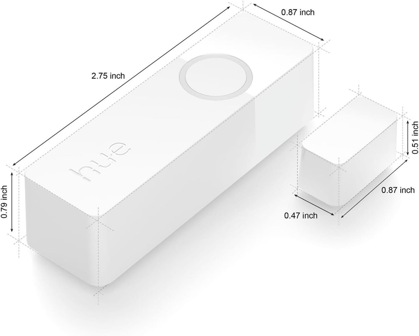 philips-hue-secure-lot-de-2-capteurs-de-contact-intelligents-blancs-pour-portes- image 2