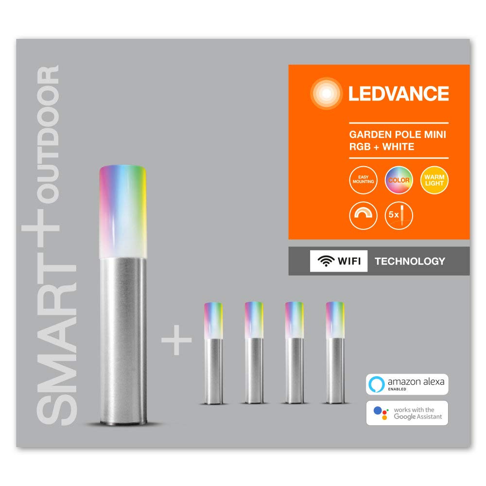 ledvance-smart-garden-wi-fi-pack-de-base-5-bornes-lumineuses-d-ext-rieur-led-rvb image 2