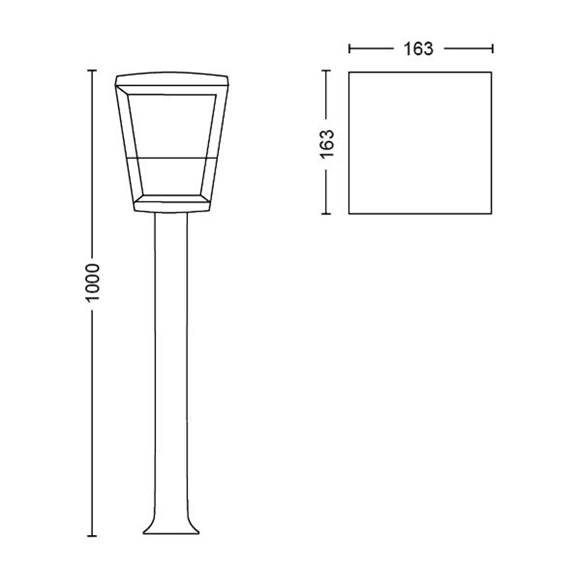 philips-hue-white-color-ambiance-econic-potelet-ext-rieur-connect-noir-aluminium image 7