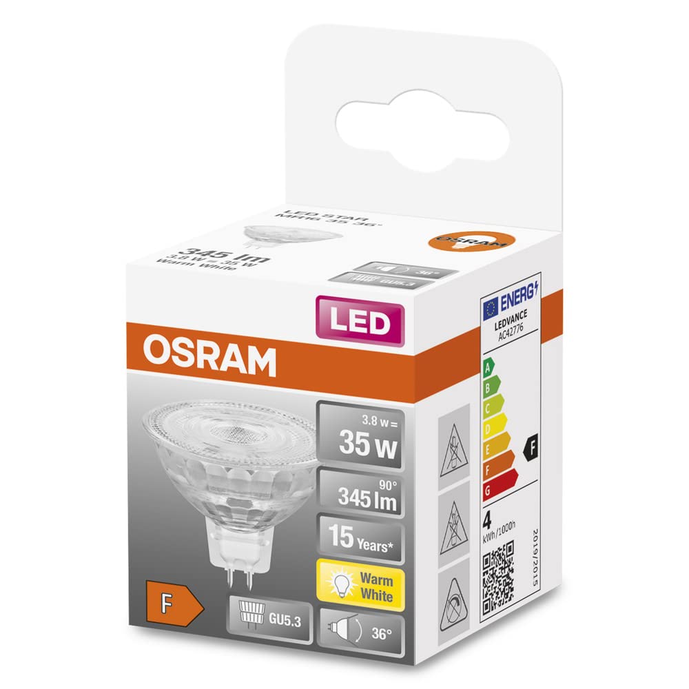 osram-led-star-reflector-gu5-3-mr16-ampoule-led-spot-345-lumens-blanc-chaud-2700 image 2
